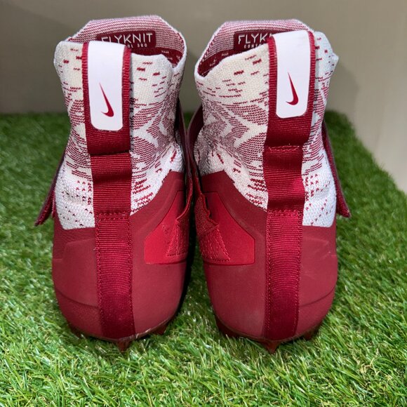Nike Alpha Menace Elite Football Cleats White/University Red BV2077-102 Size 16 main image 8